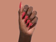 Red matte nails (Image via Pink Friday Nails)